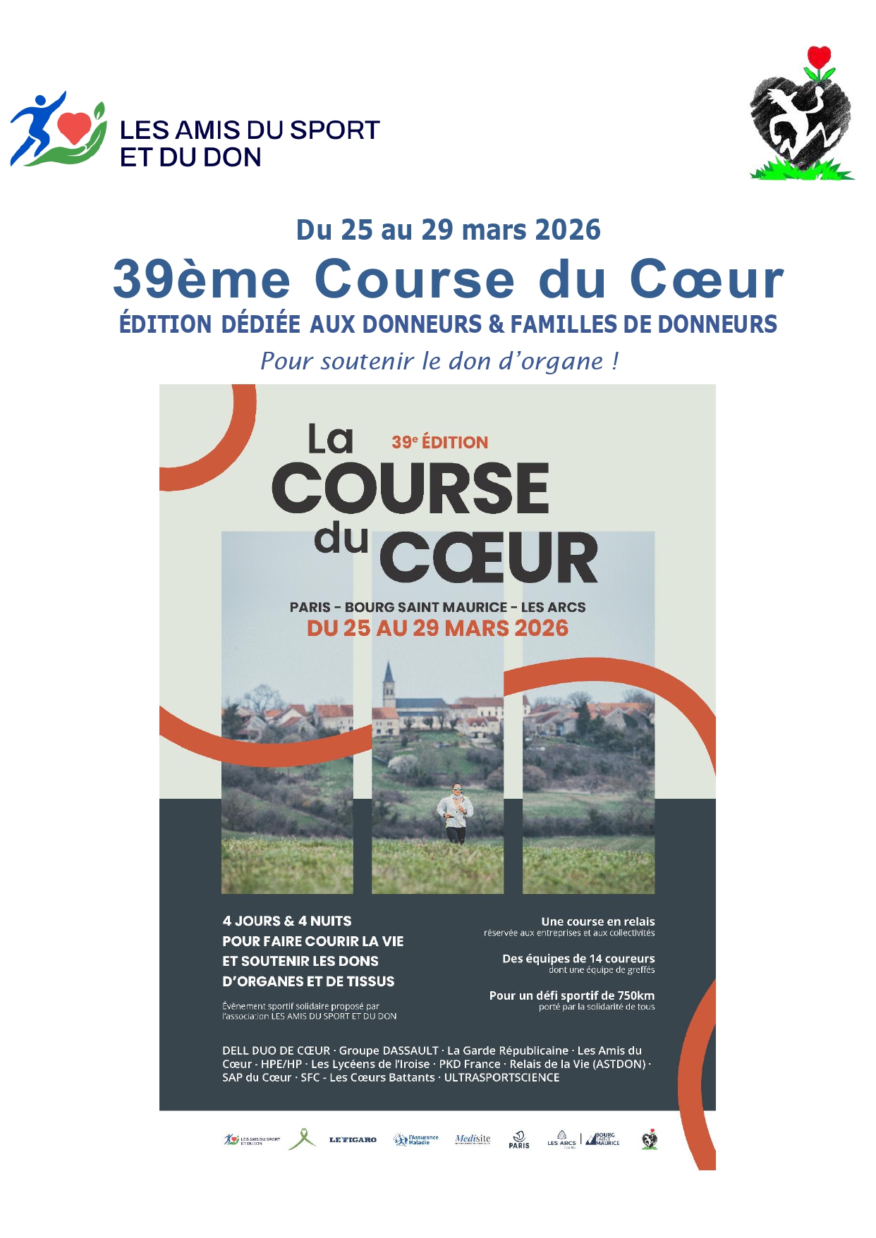 Bilan illustré Course du Coeur 2026